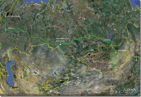 Petersburg bis Peking